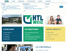 Tablet Screenshot of htbla-weiz.at